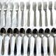 Christofle cutlery set - 11 fourchettes de table et 11 cuillères à soupe - Art déco - Métal argenté