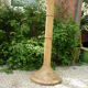 Rattan palm floor lamp by Mario Lopez Torres, 1970