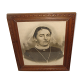 Photographie ancienne femme en coiffe de lorient