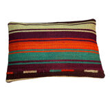 Vintage turkish kilim cushion cover, 30 x 50 cm