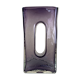 Purple mid century glass vase