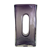 Vase en verre violet du milieu du siècle