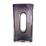 Vase en verre violet du milieu du siècle