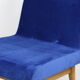 Vintage Blue Velvet Lounge Chair, 1970s