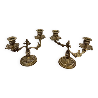 Pair of Louis XV candlesticks