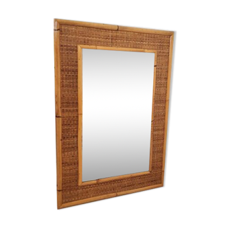 Miroir Dal Vera bambou 82x57cm