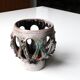 Ceramic photophore candle holder Glit Iceland Lava, 60s