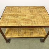 Red Industrial Coffee Table, 1960s
