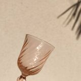 Set of twelve foot glasses Rosaline D'arcoroc Luminarc