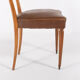 Set of 2 Italian chairs by Vittorio Dassi 1950