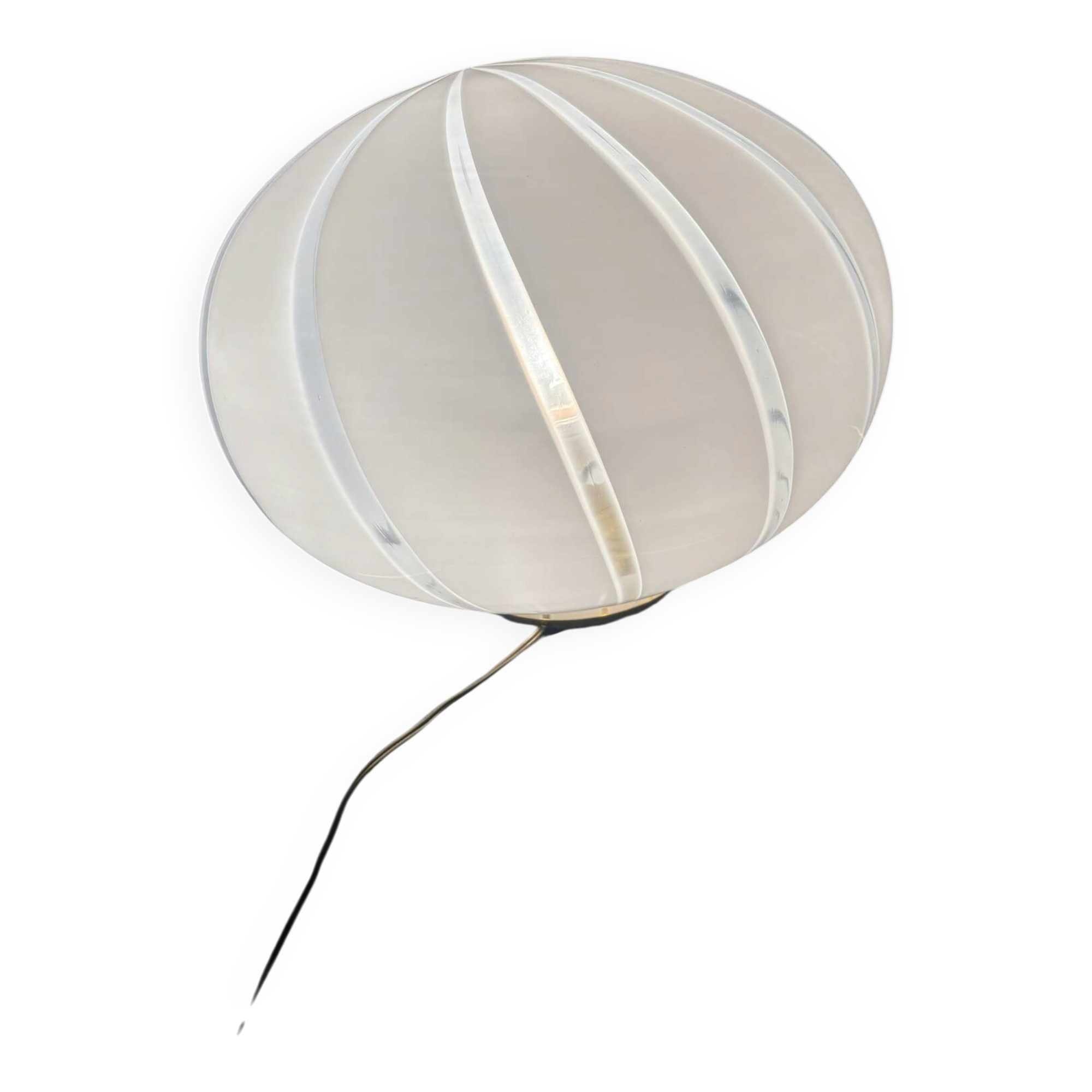 Vintage table lamp in blown glass – Organic design