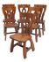 Set of 6 chairs by Guillerme and Chambron