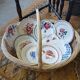 10 assiettes plates anciennes dépareillées