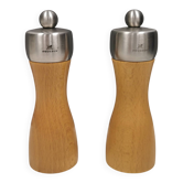 Salt and pepper set with Peugeot grinder.