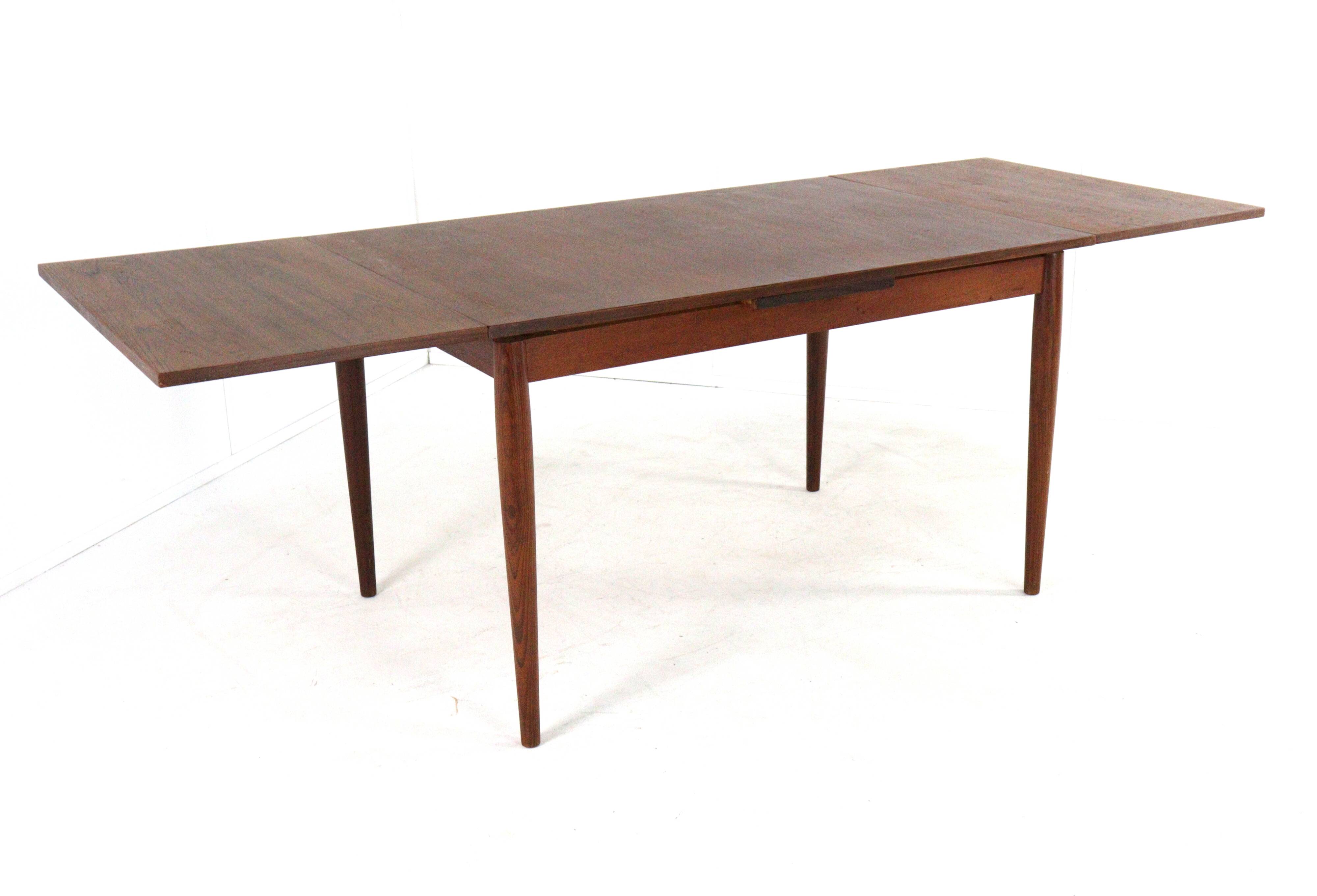Lübke extendable rectangular dining table mid century modern