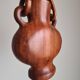 Hanging vase in solid wood carved / handcrafted / 1960