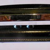 Ancien calendrier perpétuel de bureau vintage socle cuir