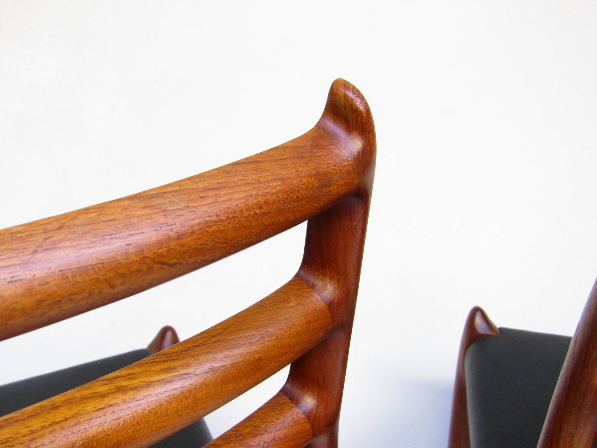 Set of Four 1950s Danish Model 62 and Model 78 Dining Chairs by Niels Molle