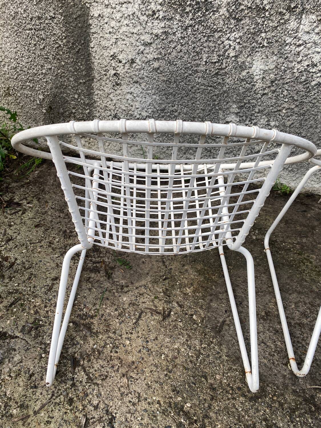 Designer metal chairs