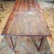 Table de ferme dite "de couvent" en bois fruitier (cerisier ou merisier)