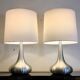 Jo Hammerborg's "Orient" brushed aluminium lamps for Fog & Morup, Denmark 1968