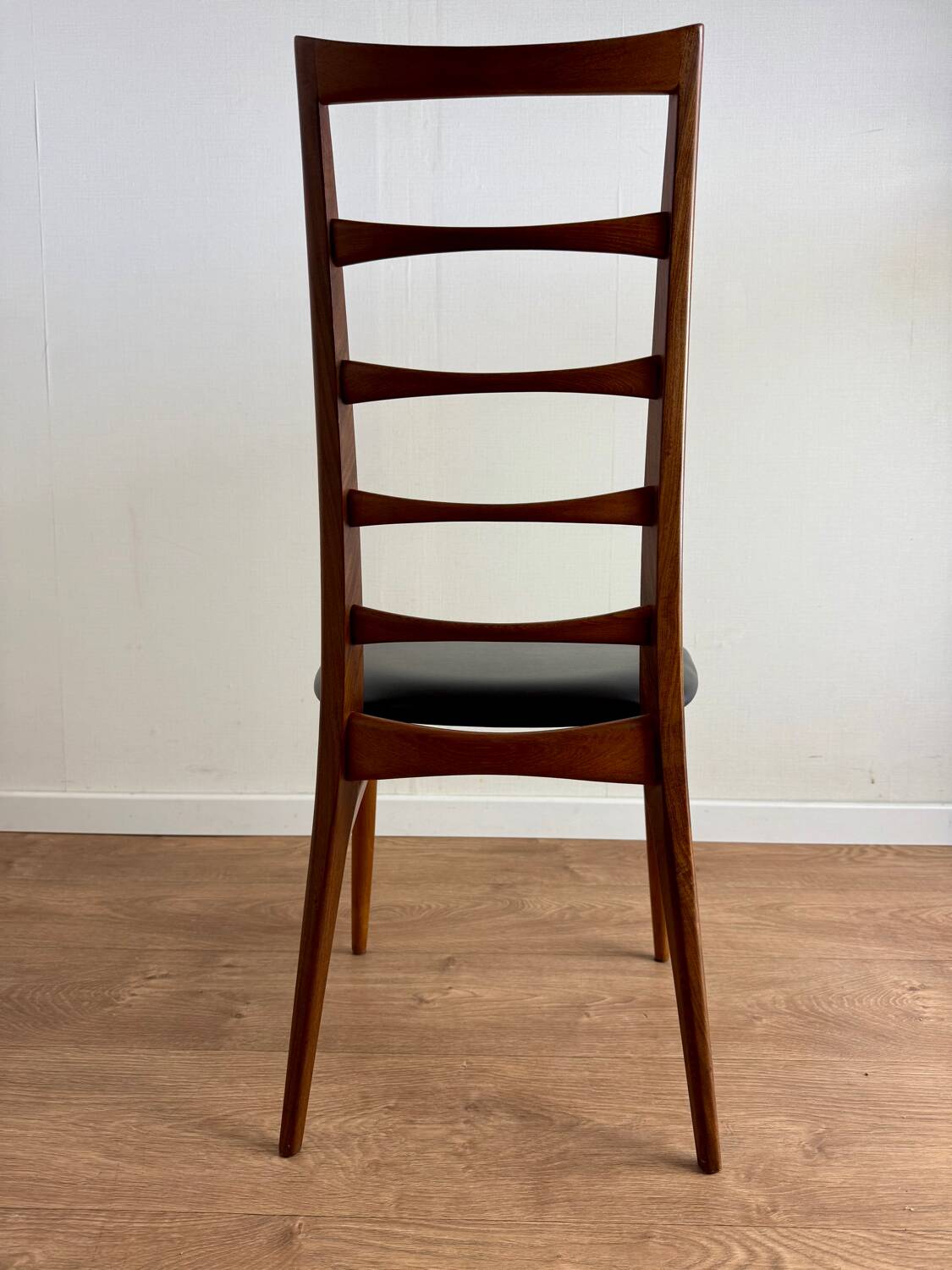 Set of 6 Scandinavian Teak Chairs by Niels Koefoeds, 1960s
