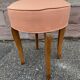 antique Scandinavian ottoman stool 1950