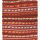 Rugs For Living Room Red & Brown Turkish Kilim Rug, 133x272Cm
