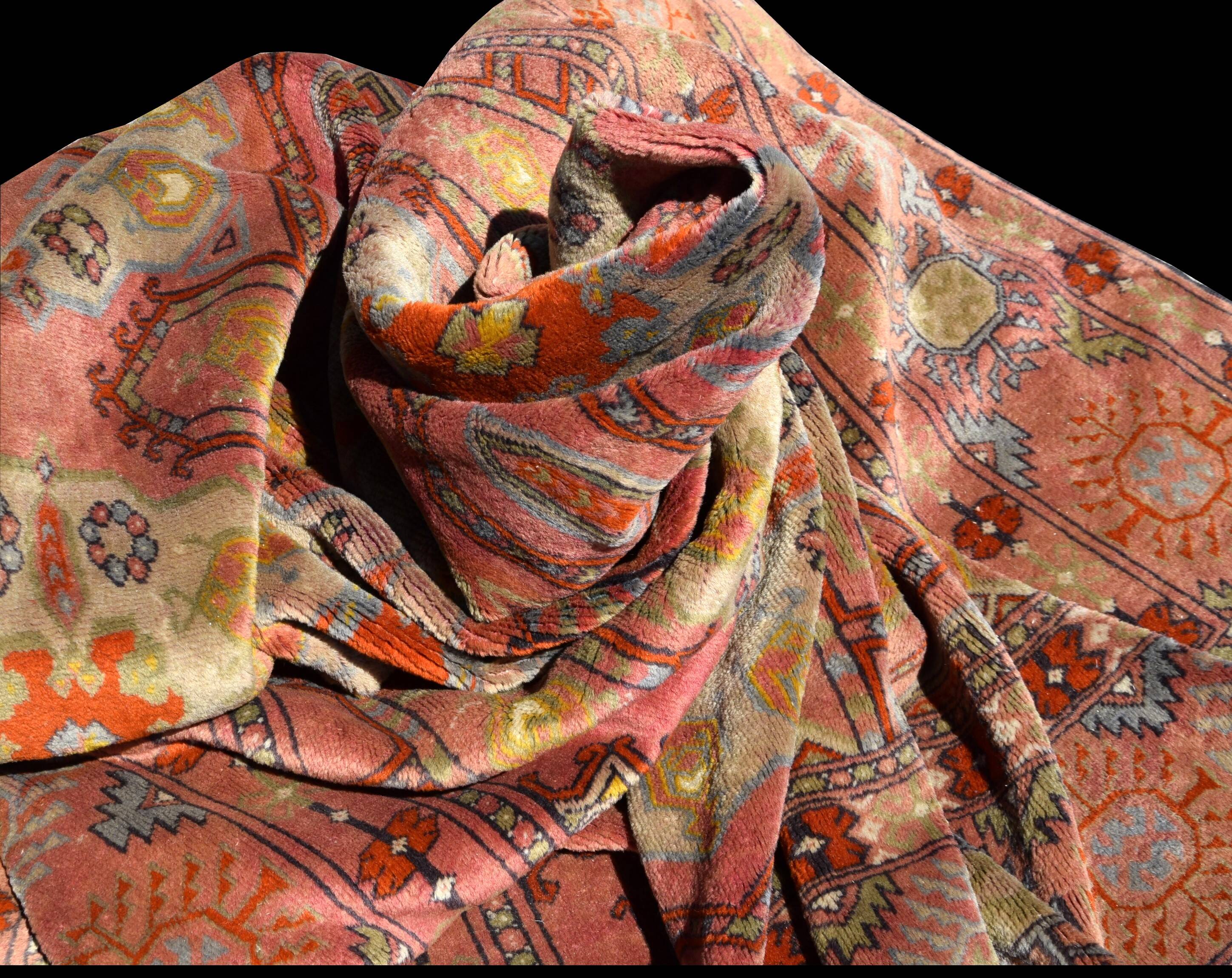 Karakalpak Oriental Rug (Uzbekistan) Early 20th Century: 2.70 X 1.85 M