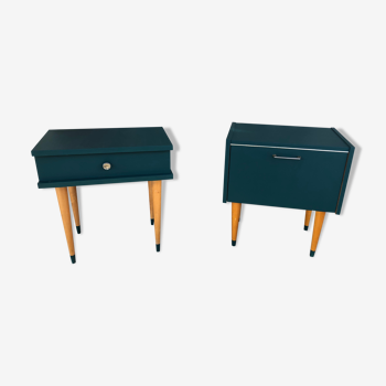 Pair of revamped bedside tables