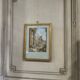 Watercolor on orchard paper, animated ruins with equestrian statue, 18th century