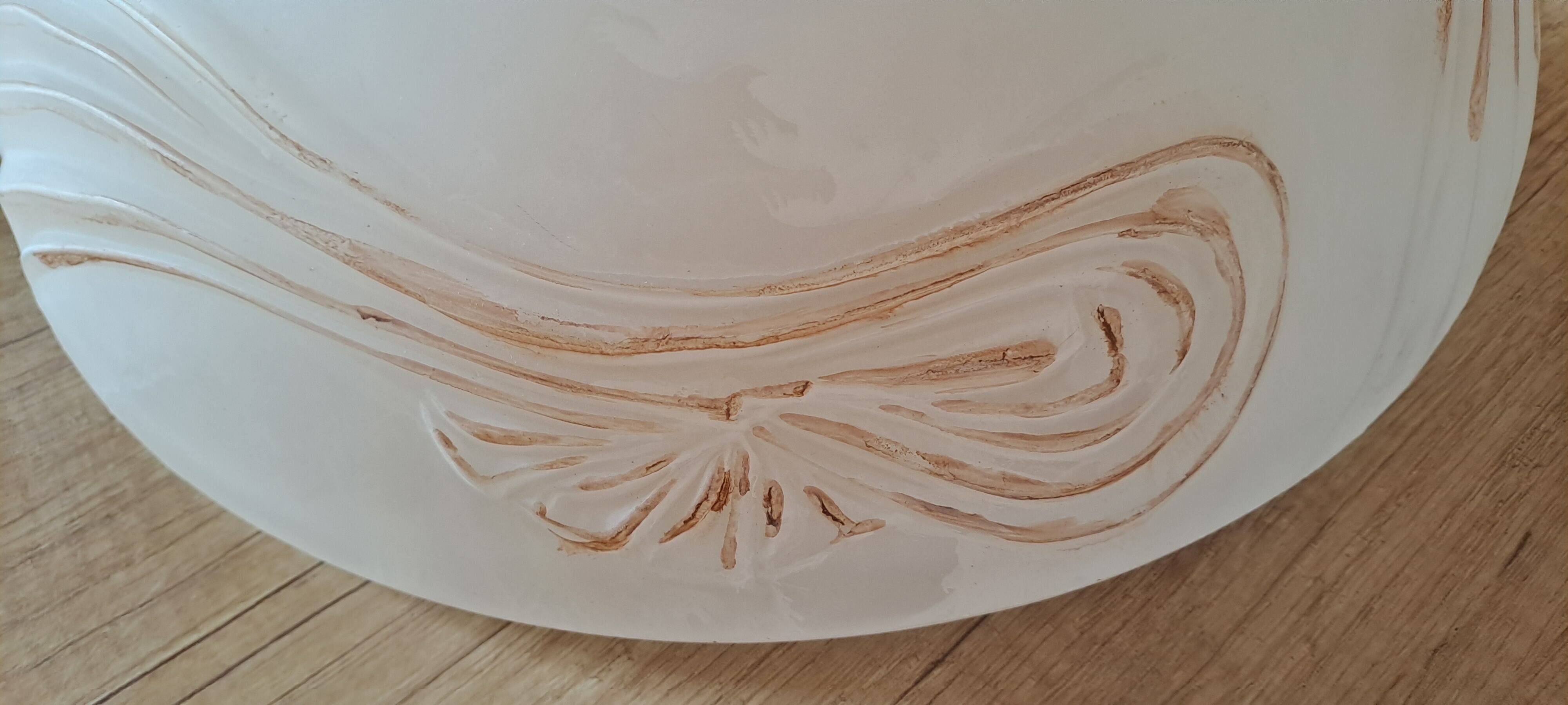 Alabaster brass chandelier
