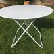Table de jardin pliante en fer forgé