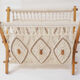 Macramé magazine holder
