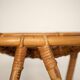 Rattan and bamboo stool 1950