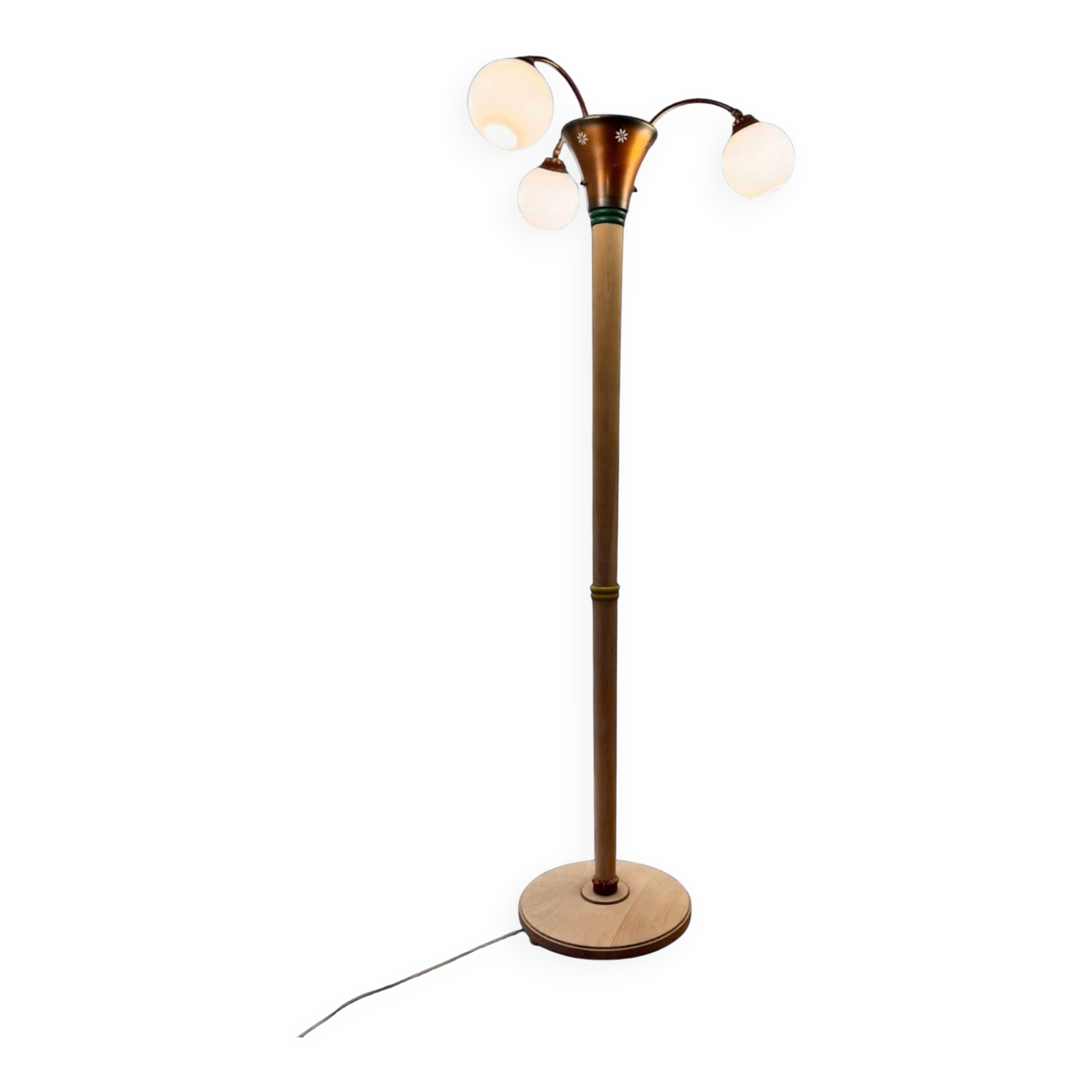 Renovated Art Deco floor lamp