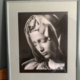 Framed art photo reproduction: The Pieta