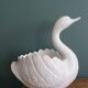 Cache pot jardinière cygne 34 cm