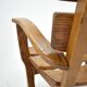 Paire de fauteuils lounge brutalistes en chêne massif par Dittmann & Co., 1970s