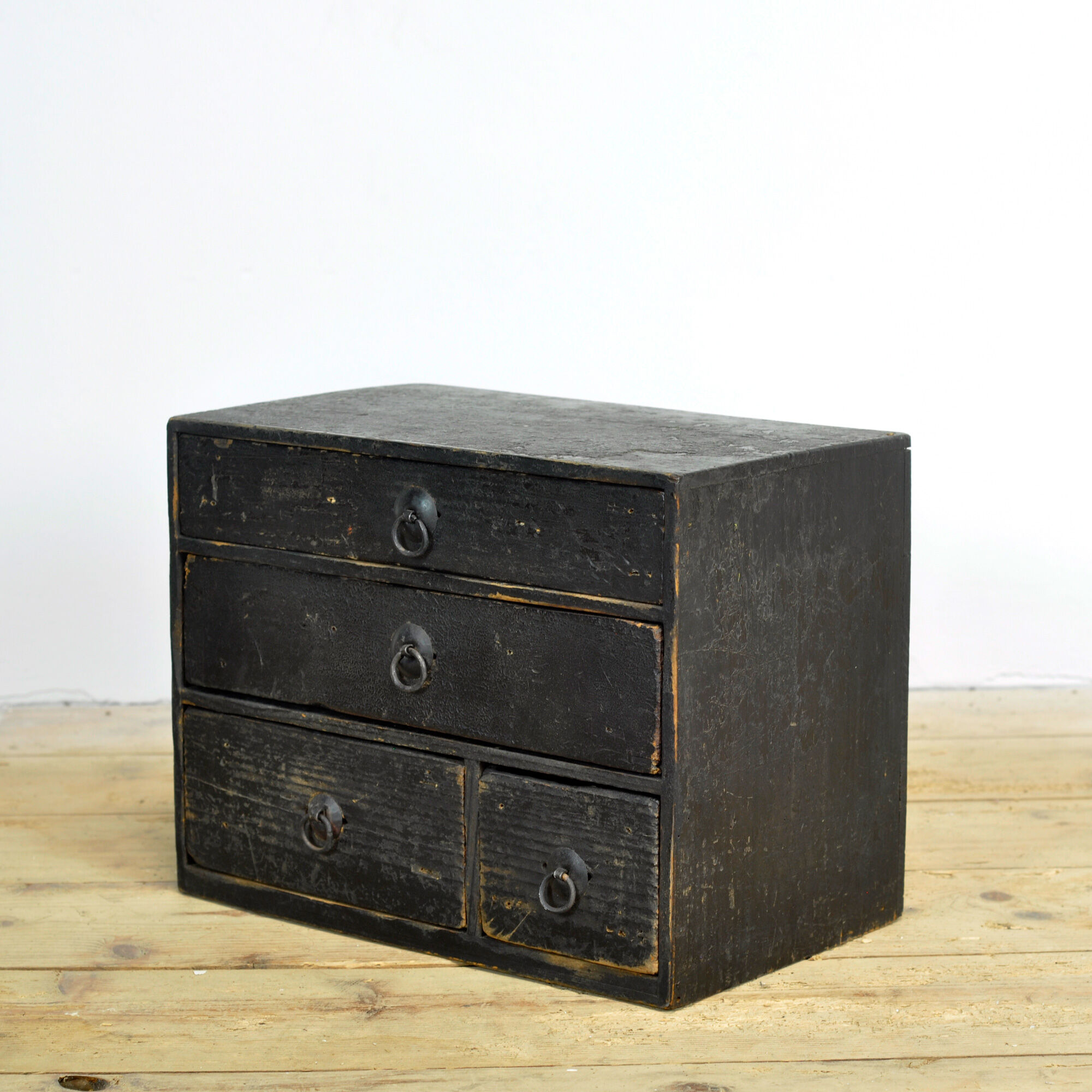 Antique Japanese ko-dansu, small chest of drawers, circa 1900