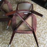 Trio of Monobloc chairs