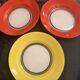 8 vintage Duralex deep plates from France – coloured glass from the 70s –