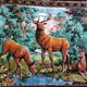 Old Wall Hanging Tapestry Hunting Theme 118 X 170 Cm