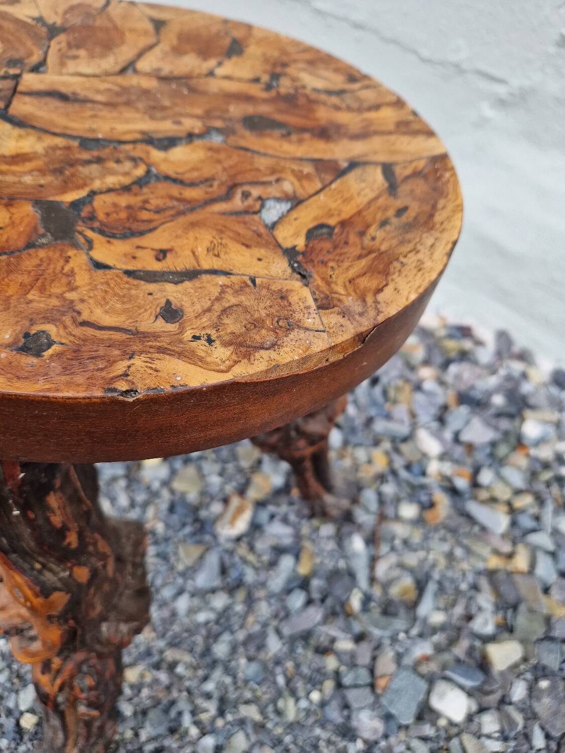 Brutalist vine stool