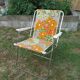 Fauteuil de camping années 70