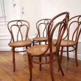 4 chairs bistro by Josef Hofmann type Thonet n°19
