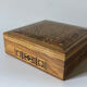Jewelry box in wood and mother-of-pearl
