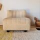 Vintage wool armchair, International Furniture Paris - 70s