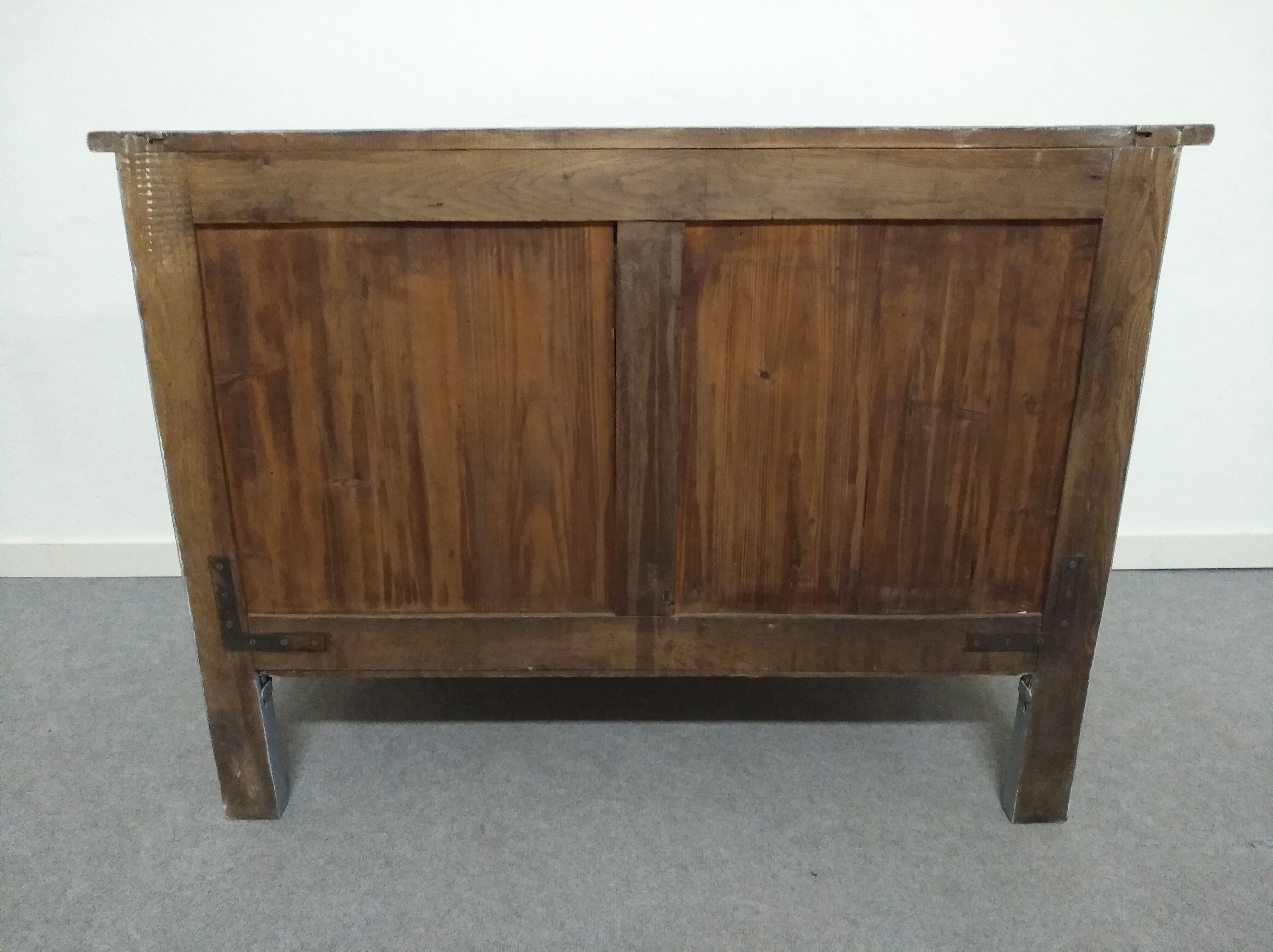Chest of drawers blue/grey lasured board