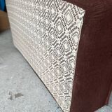 Cinna sofa kirk model brown velvet 1970 vintage